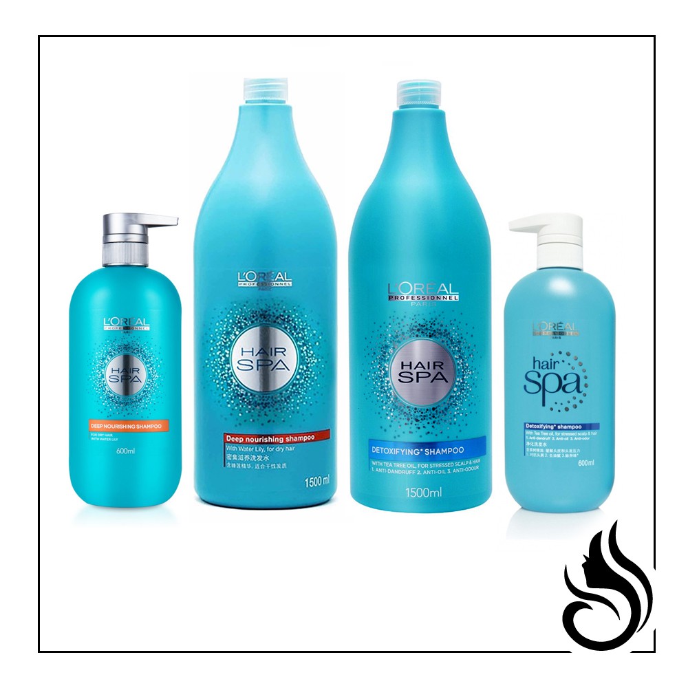 LOREAL Hair Spa Shampoo - Deep Nourishing / Detoxifying (600ml/1500ml ) |  Shopee Malaysia