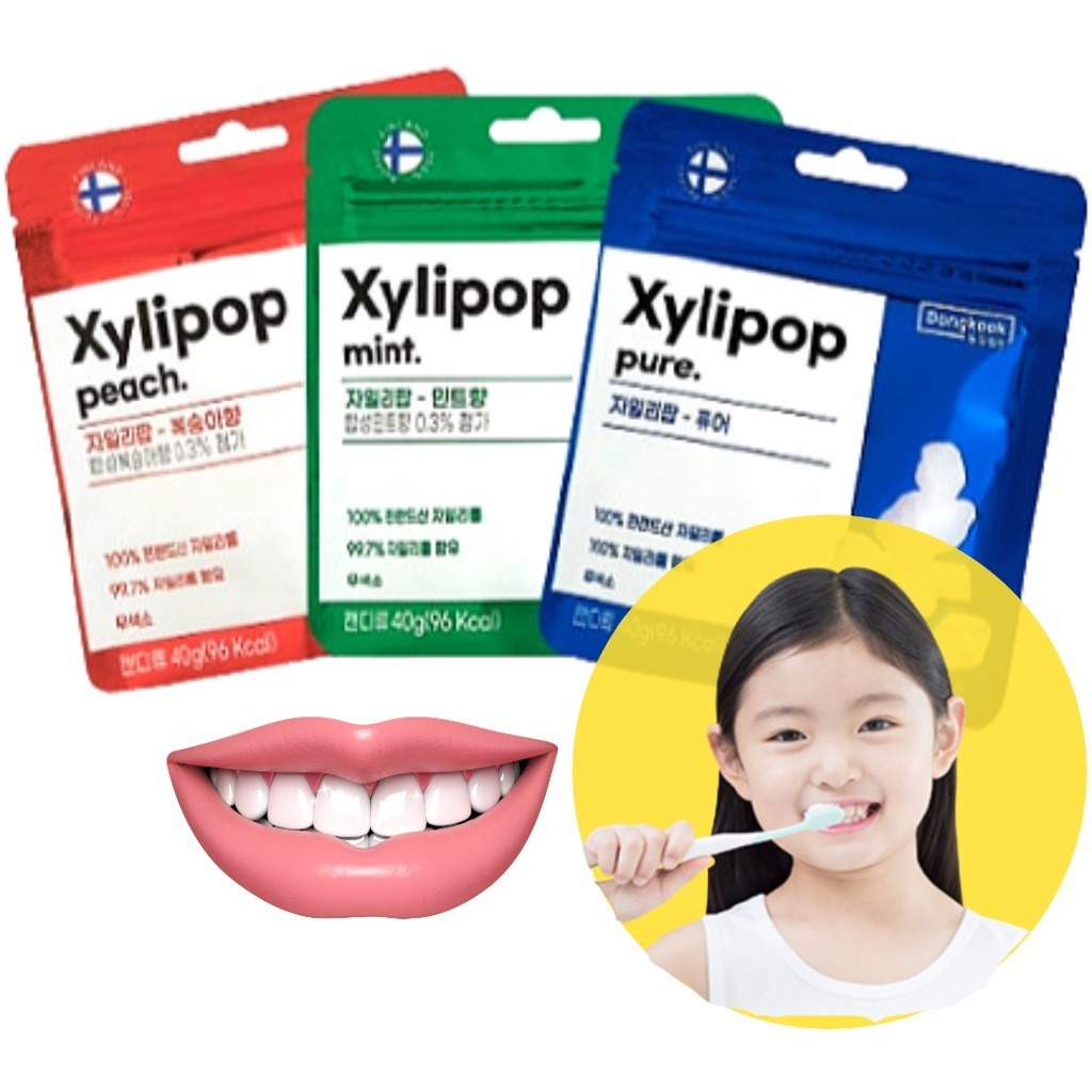 Korean Kids Oral Care] Made in Korea / Xylipop 40g / Oral care candy