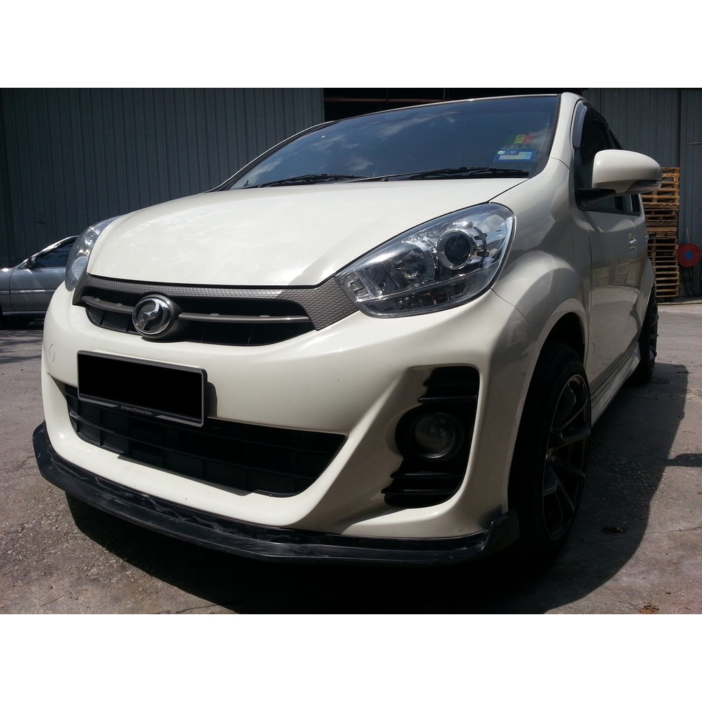 Perodua Myvi 2012 2014 Lagi Best Front Lip With 2k Color Paint Shopee Malaysia