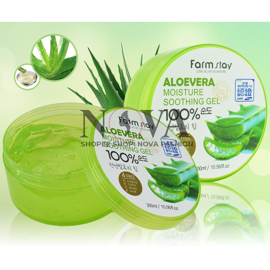 farmstay moisture soothing gel aloevera