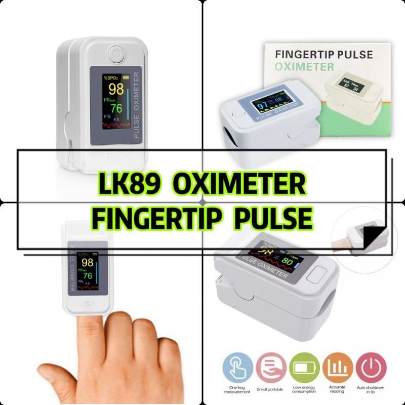 LK89 Finger Oximeter Fingertip Pulse Oximeter Medical Equipment With Sleep Monitor Heart Rate Spo2 PR Pulse Oximeter