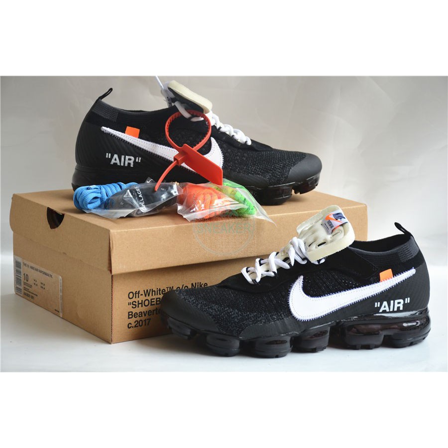 Nike Air Vapormax X Off White Black Shopee Malaysia