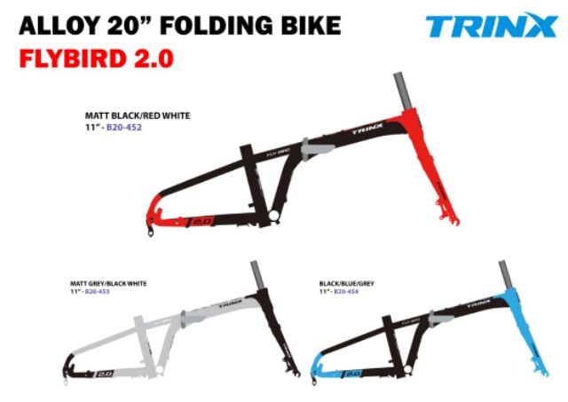 trinx folding bike flybird 2.0