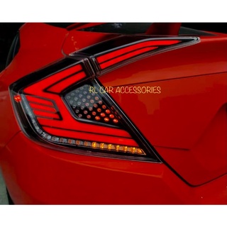 Buy Honda Civic Fc 2016 2021 Dragon Scale V6 Dynamic Tail Lamp With Signal Running Smoke Seetracker Malaysia