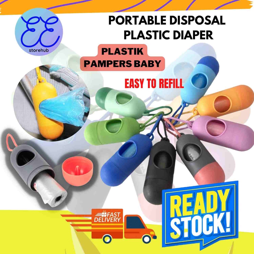 Portable Diaper Disposal Plastic Dispenser Waste Refill Roll Diaper