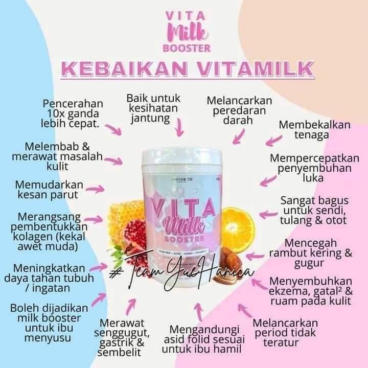 Vitamilk Booster Original Hq 100 Free Shaker Shopee Malaysia