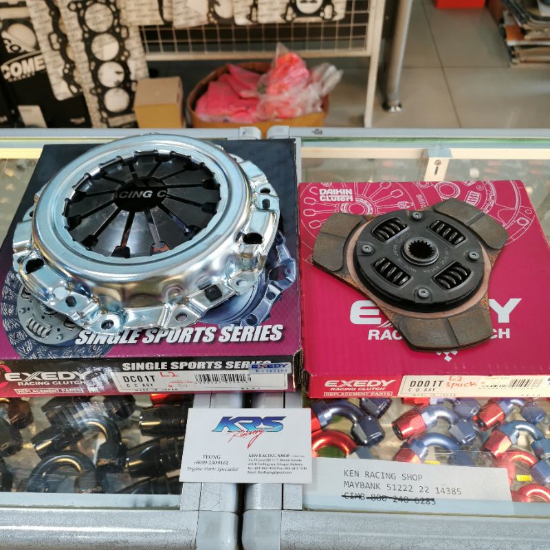 Exedy semi racing clutch daihatsu mira kancil L200S 3 Puck disc and
