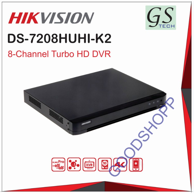 Hikvision Ds 70huhi K2 S Series Audio Ds 78huhi K2 S 8ch Ds 7216huhi K2 S 16ch Tvi Dvr Local Distributor Original Shopee Malaysia