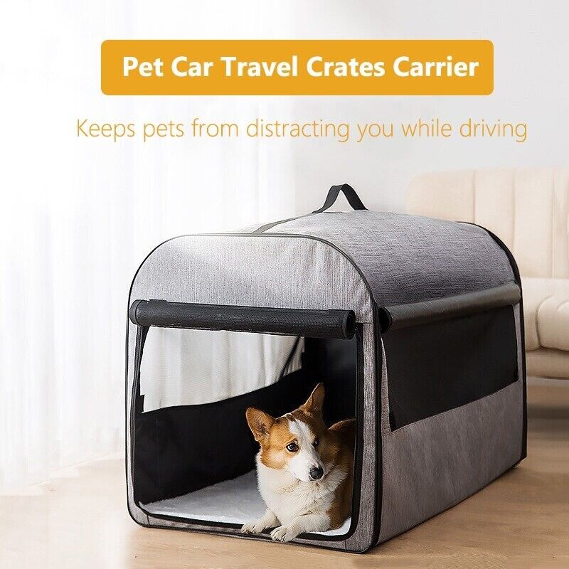 Pet kennel Breathable Foldable Travel Carrier Dog/Cat house indoor outdoor small large portable out