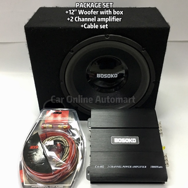 car woofer set