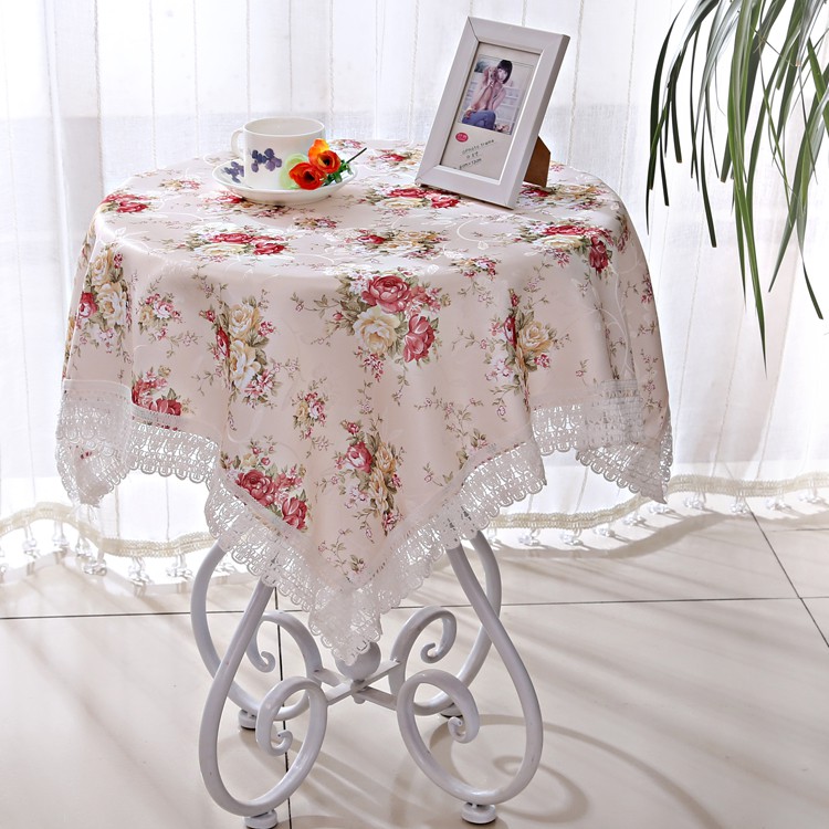Coffee Tablecloth Rectangular Table, Round End Table Cloths