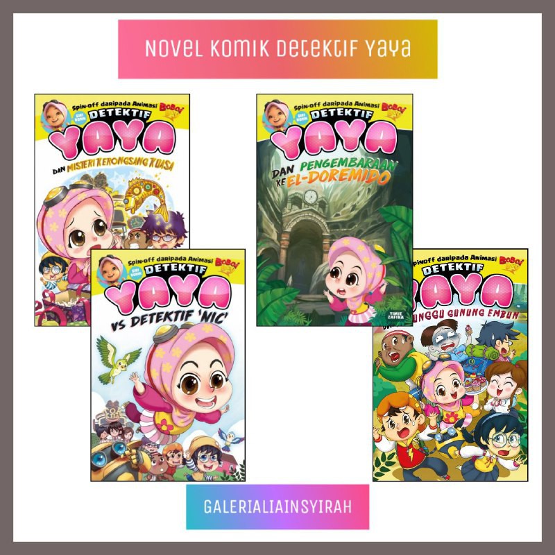 Komik Detektif Yaya Boboiboy Buku Cerita Kanak-kanak Malay ...