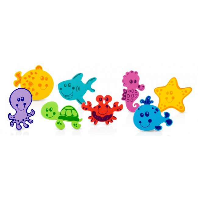 nuby foam bath toys