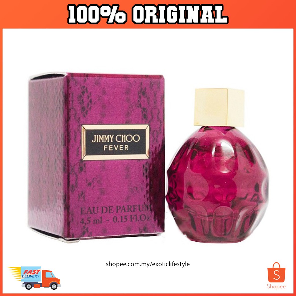 Authentic Jimmy Choo Fever Eau de Parfum For Women Miniature 4.5ML | Shopee  Malaysia