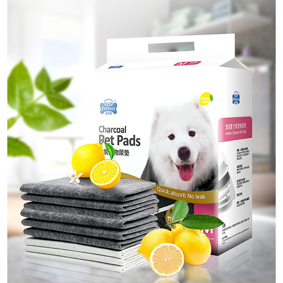 Petbest Lemon Charcoal Pet Urine Pad / Pet Urine Pad / Cat Absorbent