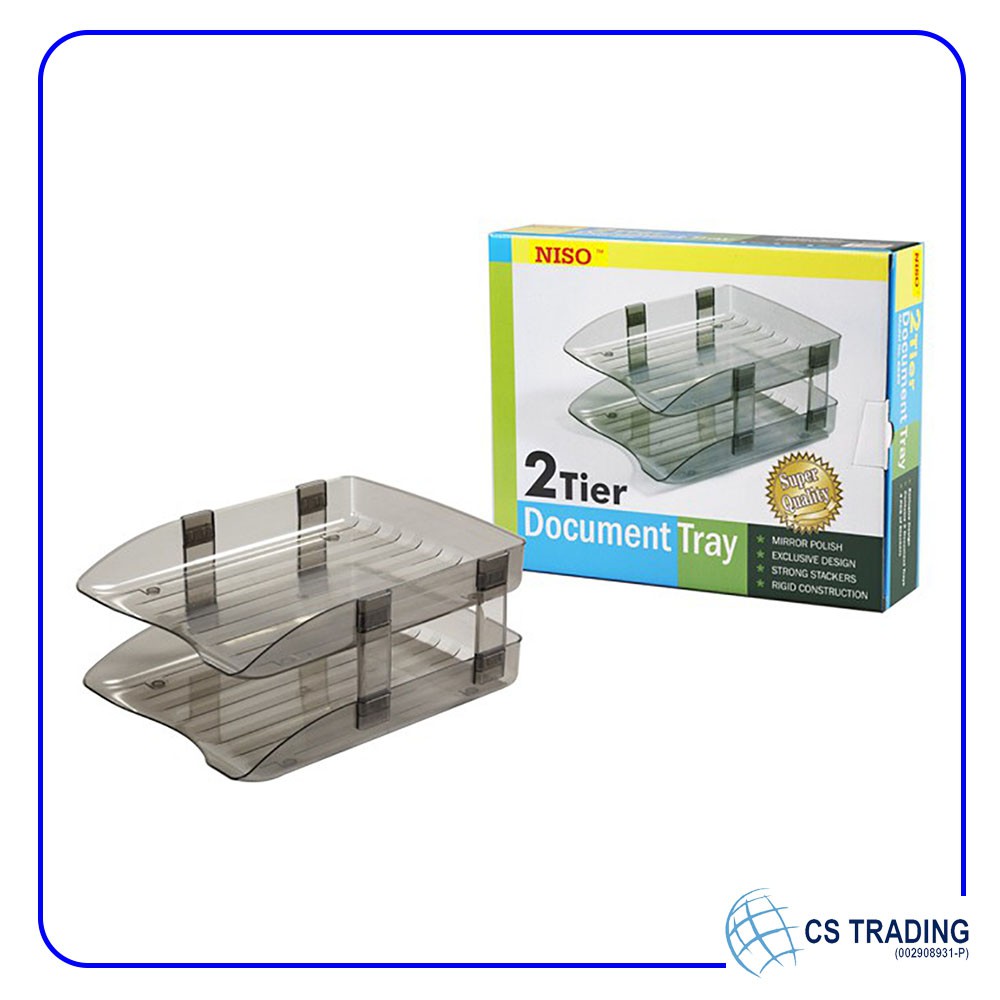 Niso A4 Document Tray 2 Tier / 3 Tier / In out Tray / 2 Layer / 3 layer / A4 Paper Tray