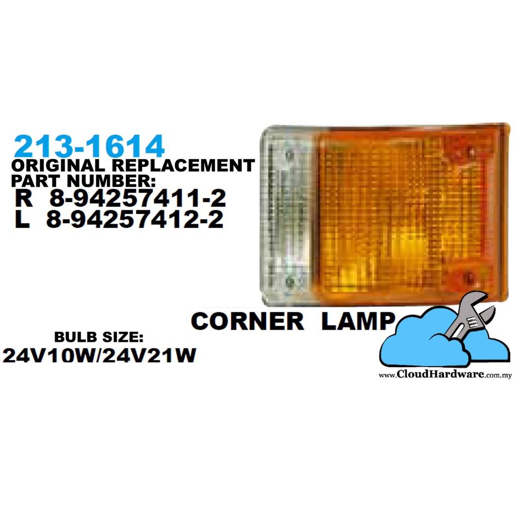 Isuzu NHR Right Corner Lamp 24V Right Signal Lamp Isuzu NHR Isuzu NPR Isuzu  Elf