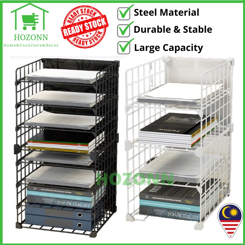 HOZONN A4 Paper Rack Multipurpose Paper Rack Multiple Layer Paper Rack ...