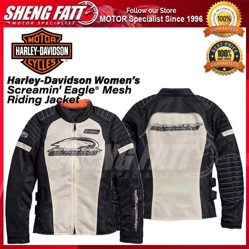 screamin eagle mesh riding jacket