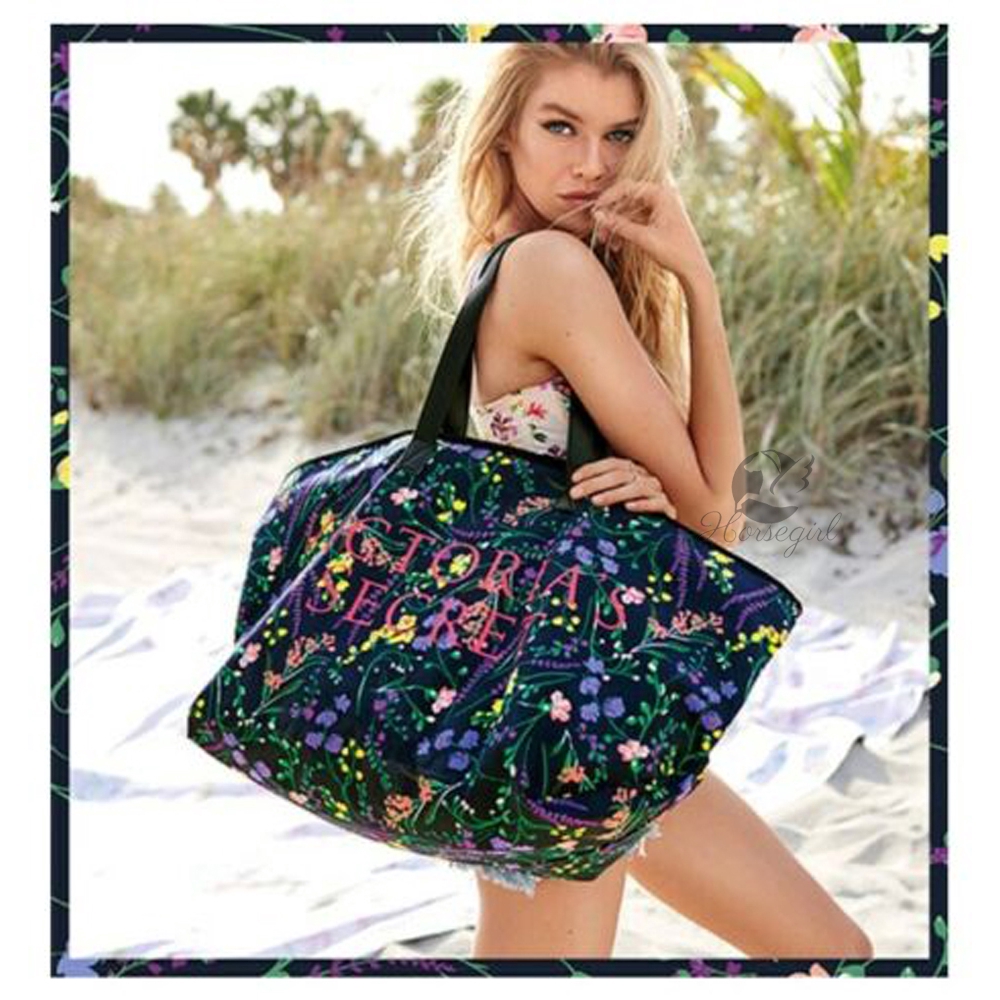 victoria's secret large black tote