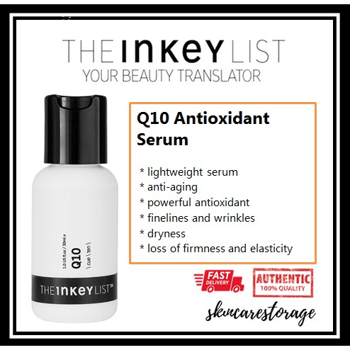 the inkey list q10 face serum