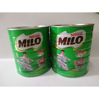 Nestle Milo Activ-Go Chocolate Malt powder tin 1.5kg 2 tins free 1 ...