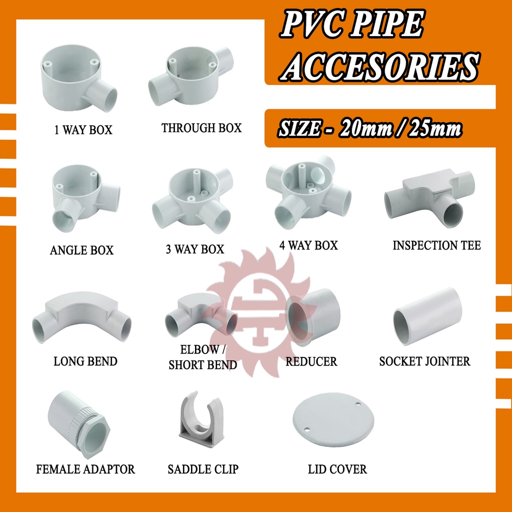 25mm PVC Conduit Pipe Fitting Accessories ubicaciondepersonas.cdmx.gob.mx