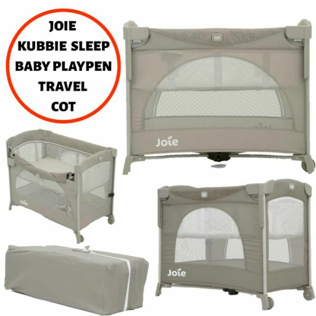 JOIE KUBBIE SLEEP TRAVEL COT/BEDSIDE COT /CRIB Shopee Malaysia