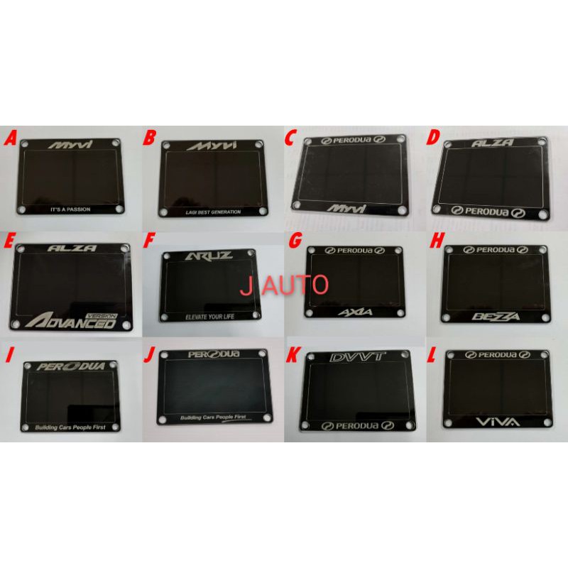 Buy Road Tax Sticker Holder Perodua Myvi Alza Aruz Bezza Axia Viva Adnance Dvvt Seetracker Malaysia