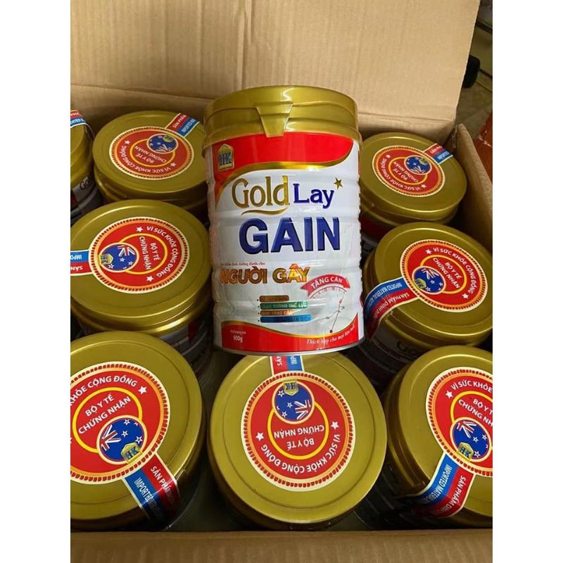 [Wholesale 6 Cans] goldlay Gain Powdered Milk For Thin People 900G (New