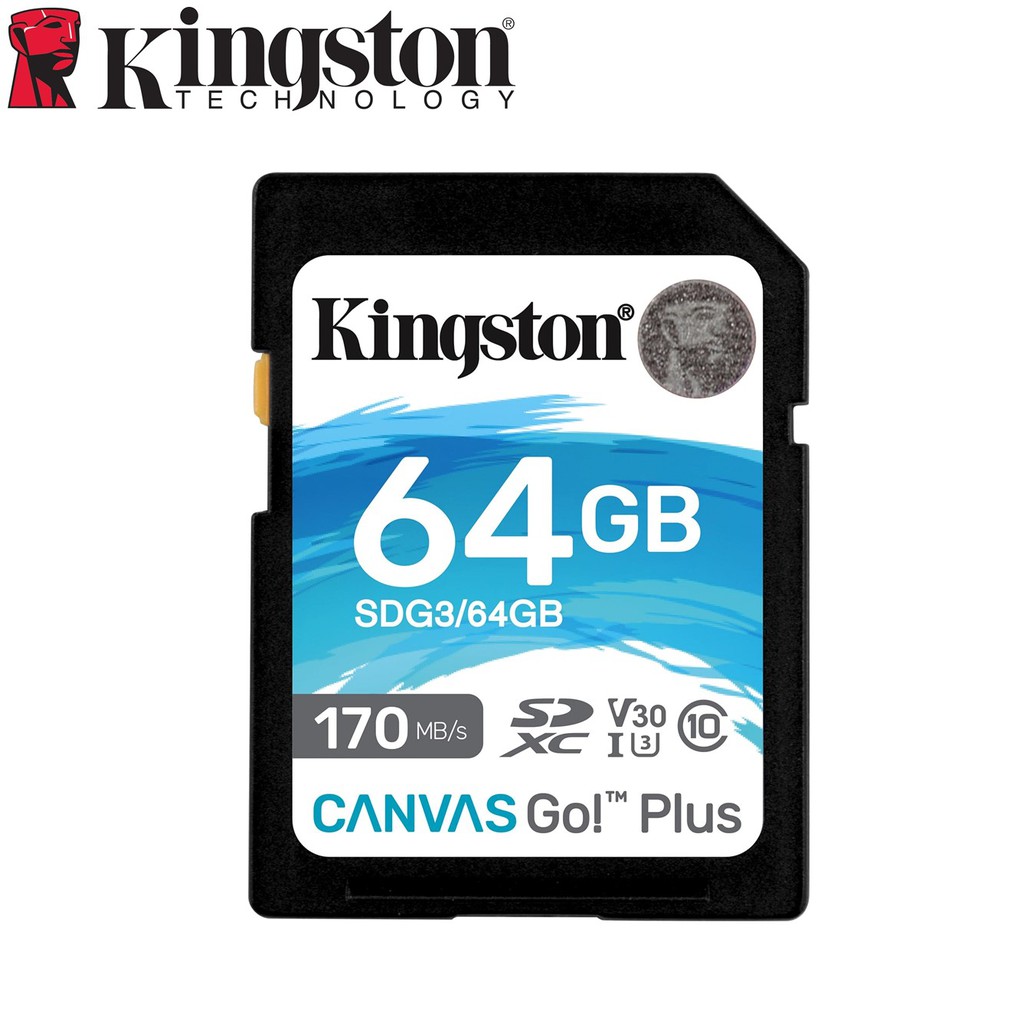 Карта памяти sdxc kingston canvas go plus 64 гб sdg3 64gb