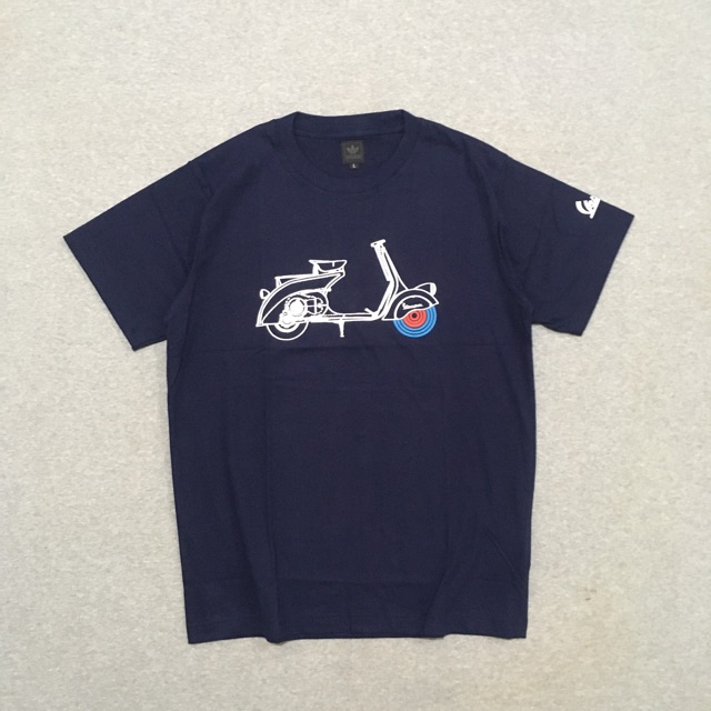 Adidas Vespa Vintage T-Shirt | Shopee Malaysia