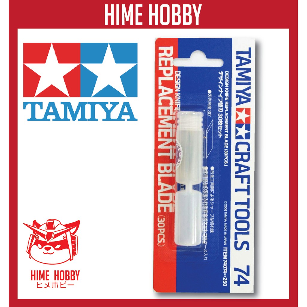 Ready Stock Tamiya Design Knife Replacement Blade 30pcs Shopee Malaysia