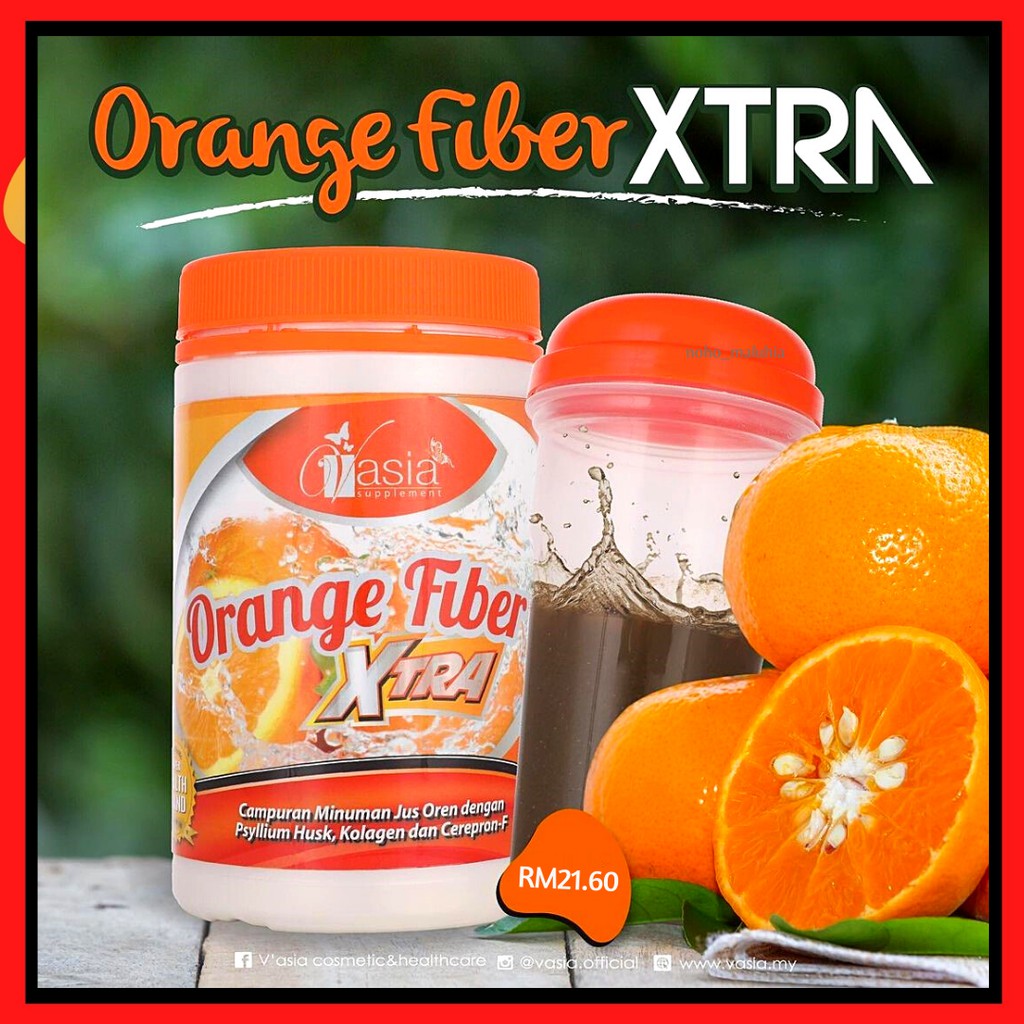 V Asia Orange Fiber Xtra Free Shaker