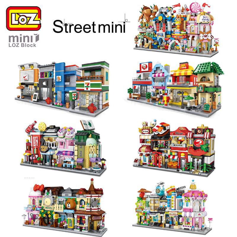 3.3 SALE 💥LOZ™💥Mini Street View City Series Building Blocks Toy Gift ...
