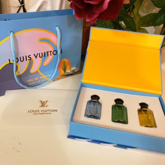 Louis Vuitton Set perfume gift set collection de miniature set