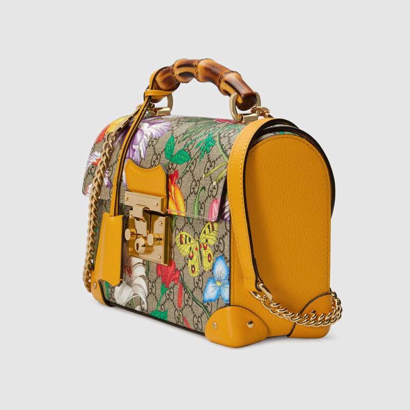 padlock gg flora small shoulder bag