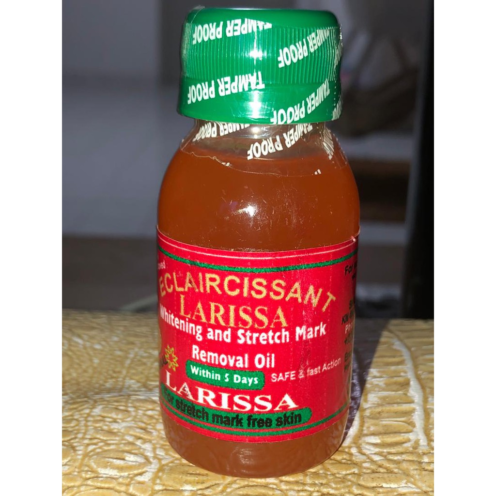 Whitening And Stretch Marks Removal Oil Eclaircissant Larissa Handmade Shopee Malaysia