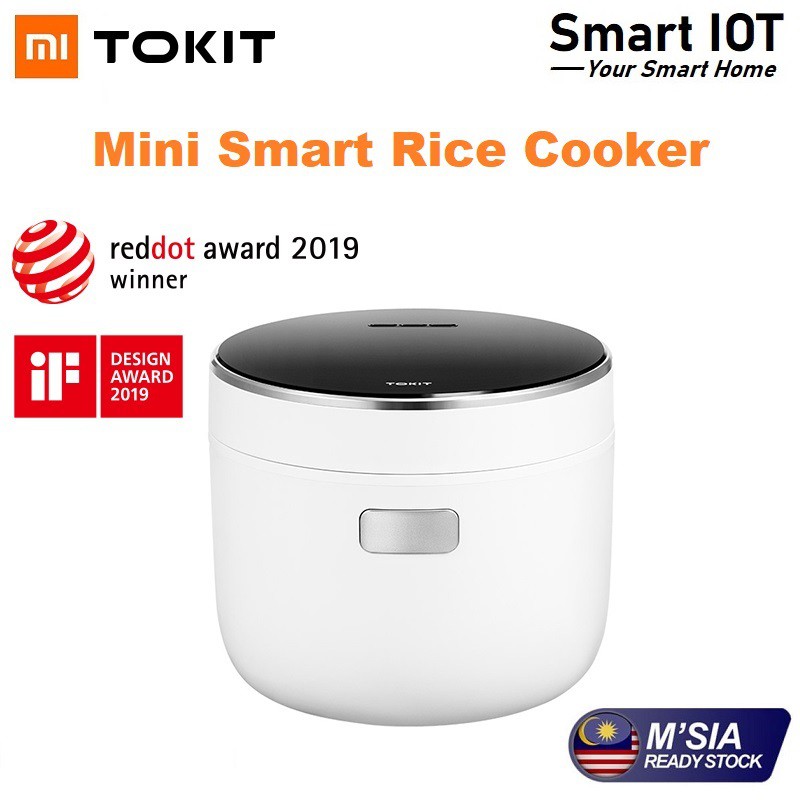 Xiaomi TOKIT Mini Smart Rice Cooker 1.6L Digital Touch Screen Smart