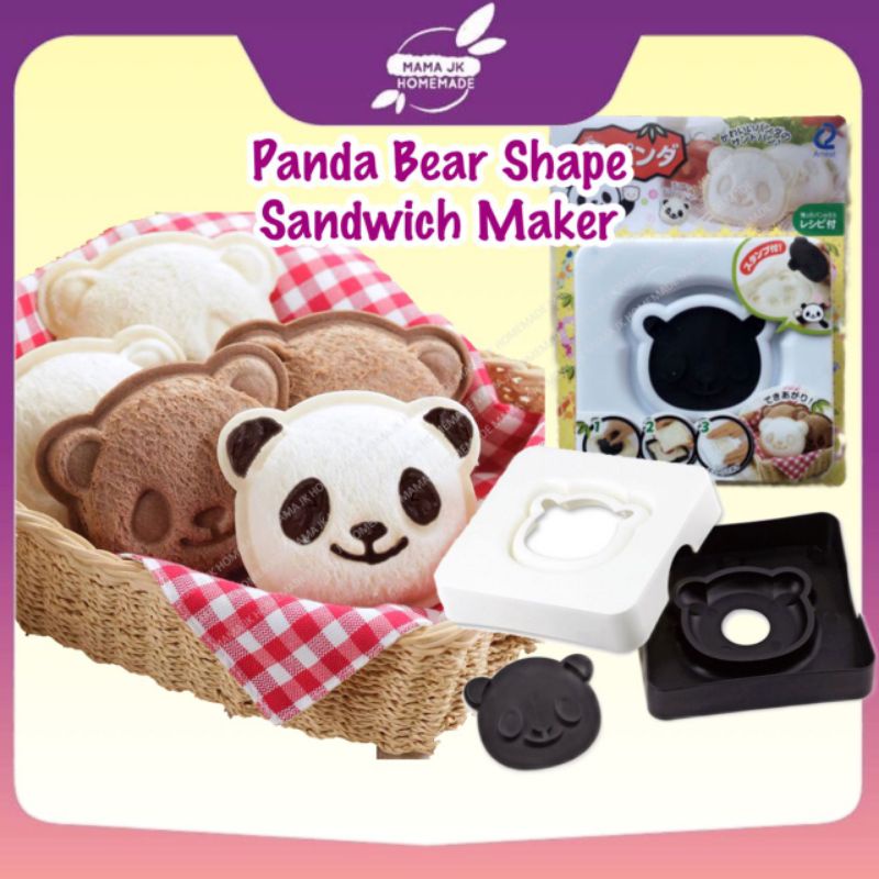 Panda Bear Shape Sandwich Maker Bread Mold Mould Cutter Stamp