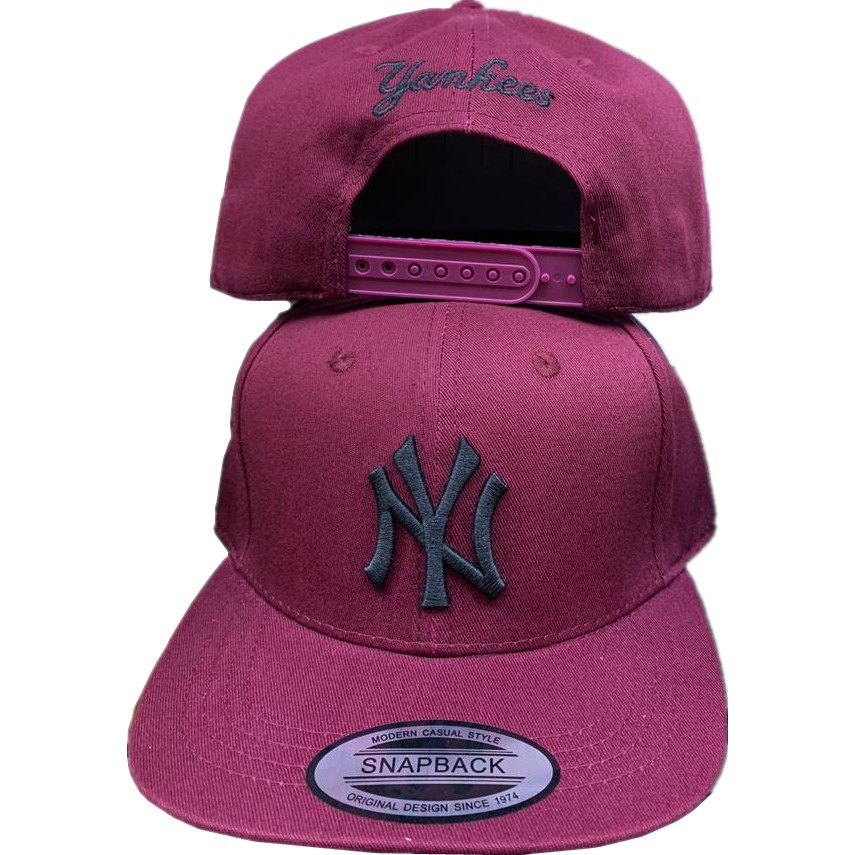 maroon ny hat