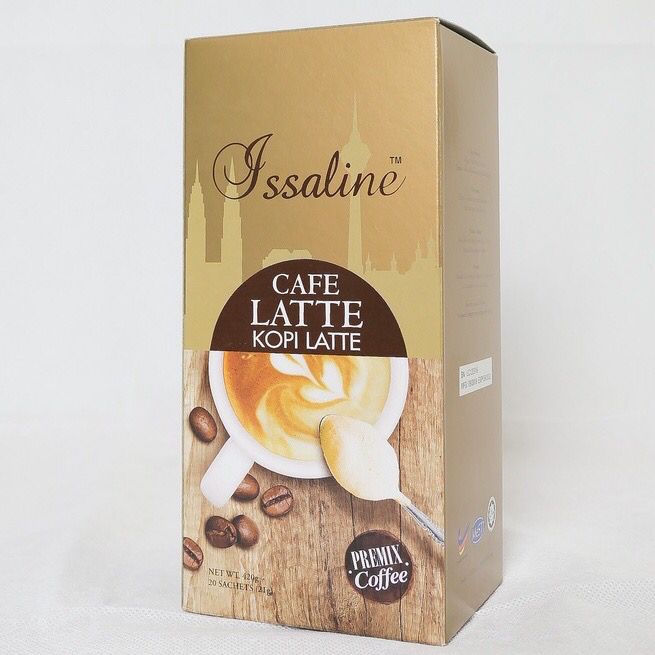 Issaline Cafe Latte 100 Organic Ganoderma Lucidum Reishi Help Boost