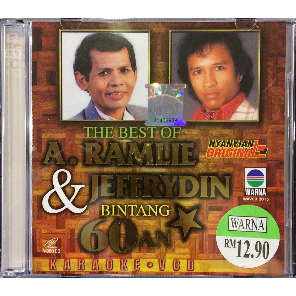 Vcd Album The Best Of A Ramlee Jeffrydin Bintang 60an Vcd Karaoke