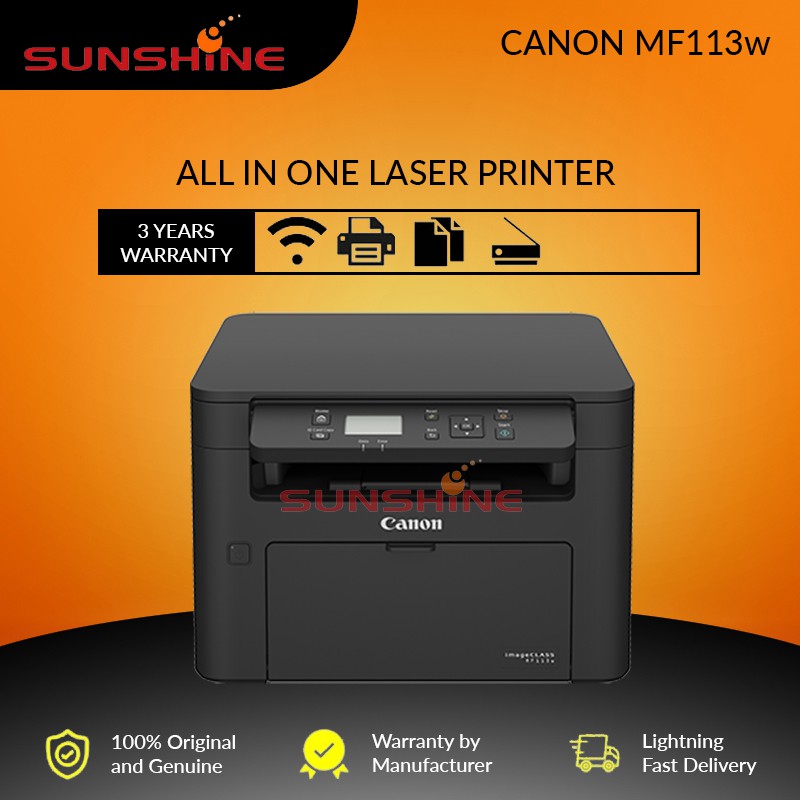 Canon ImageCLASS MF113w Compact All in One With Wireless Connectivity 