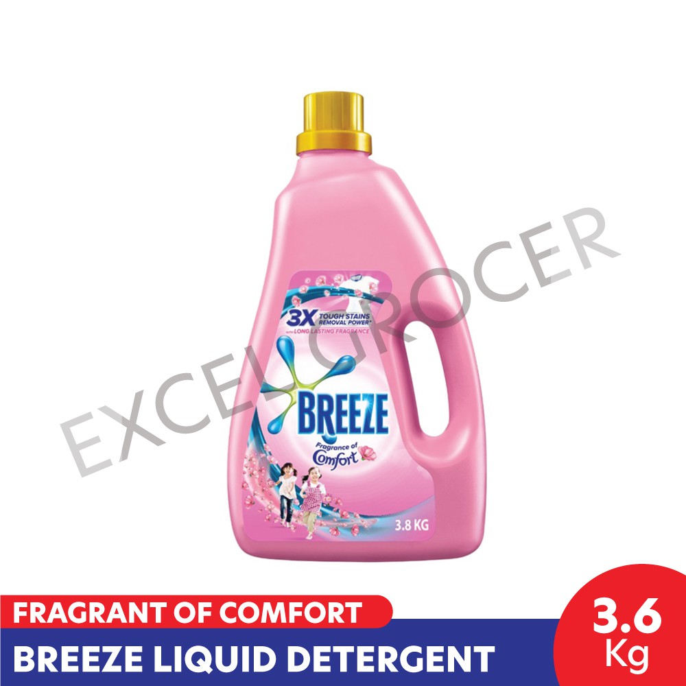Breeze Fragrant of Comfort Liquid Detergent 3.6kg Shopee Malaysia