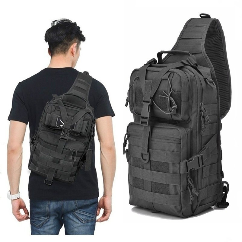 Assault Pack Sling Backpack Waterproof  Rucksack Bag for Outdoor Hiking Camping Hunting Trekking Travelling