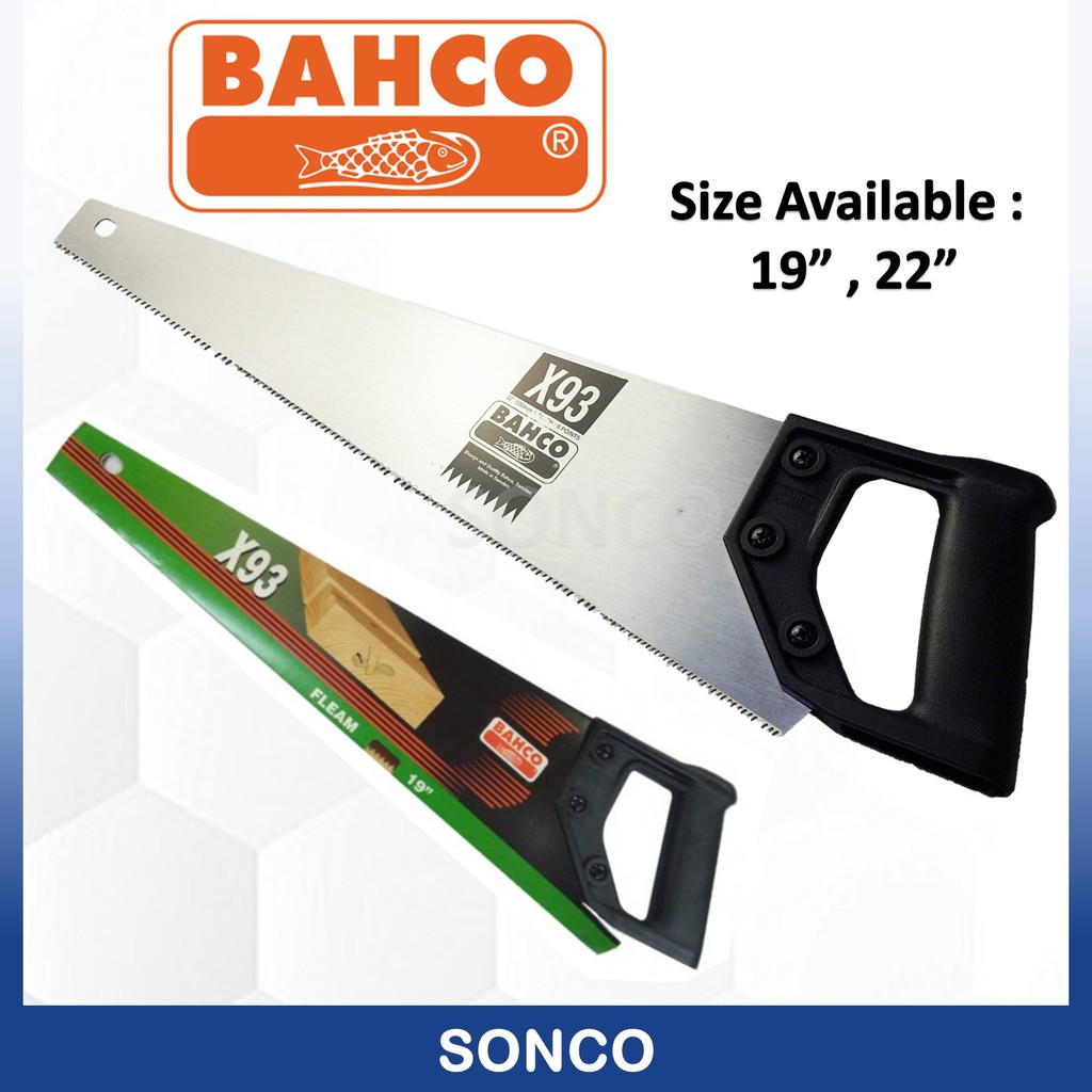 Bahco X93 19 22 Xt Superior Wood Hand Saw Quality Gergaji Kayu Tangan Shopee Malaysia