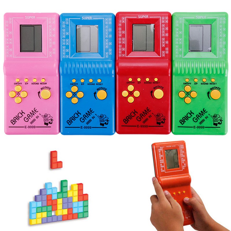 Fun Brick Game Classic Tetris Handheld LCD Electronic Game Toys Game Console GS^ 