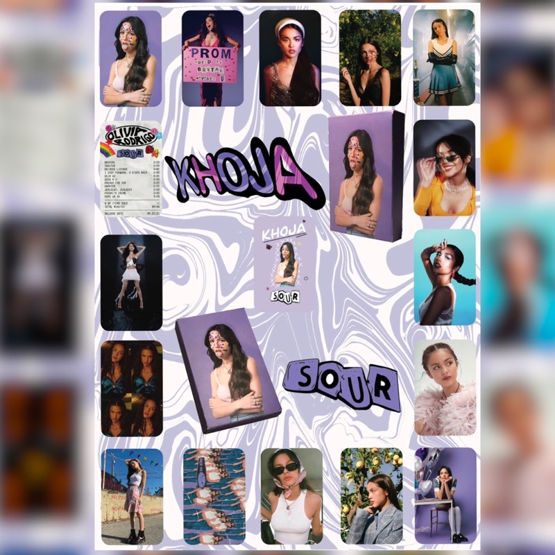 Olivia RODRIGO SOUR PHOTOCARD EDITION With 17 Content BOX / Sell Unit