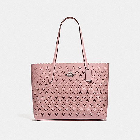 coach leather avenue tote